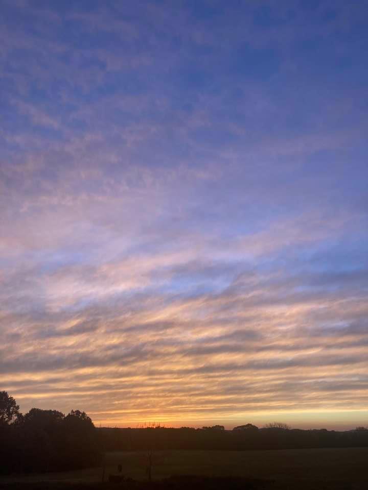 Cumulous clouds.